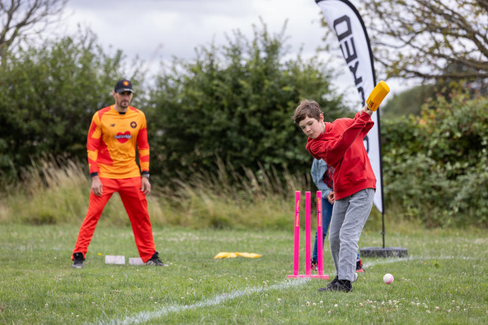 Howell was at Broadwater Farm to help launch the first of 100 community pitches.