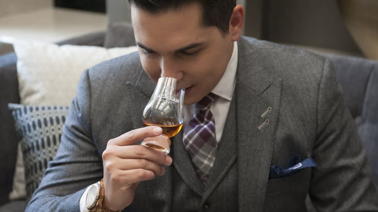 Brand ambassador tasting The Macallan