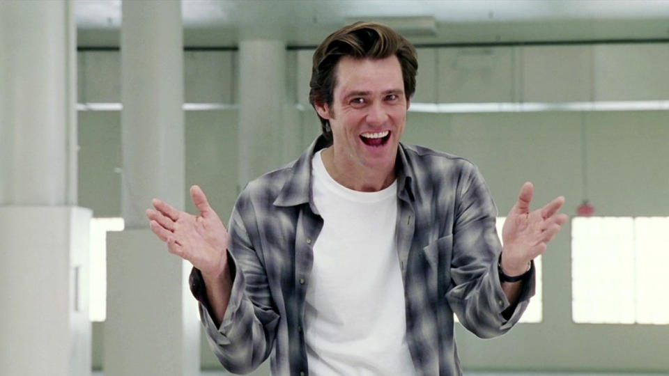 Jim Carrey in 'Bruce Almighty'. (Credit: Buena Vista)