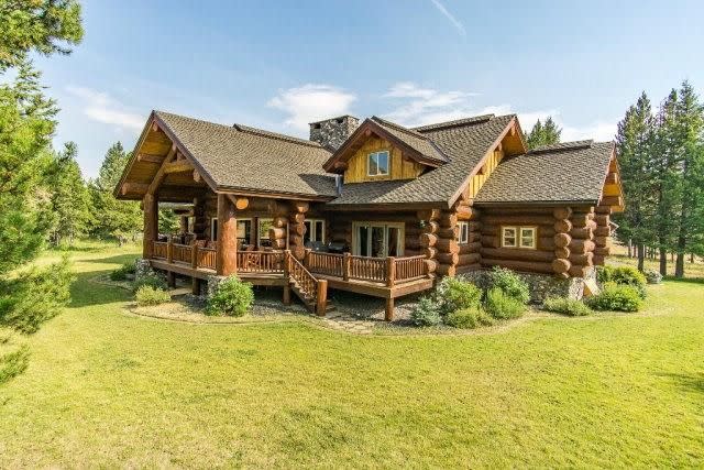 This luxe log cabin is far bigger than it appears