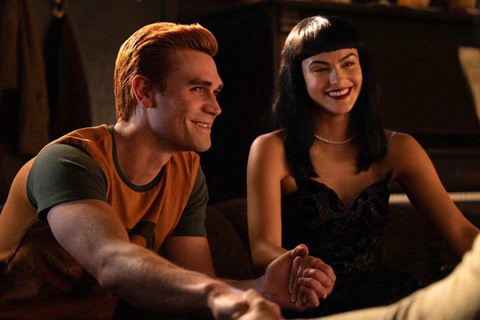 KJ Apa and Camila Mendes on 'Riverdale'