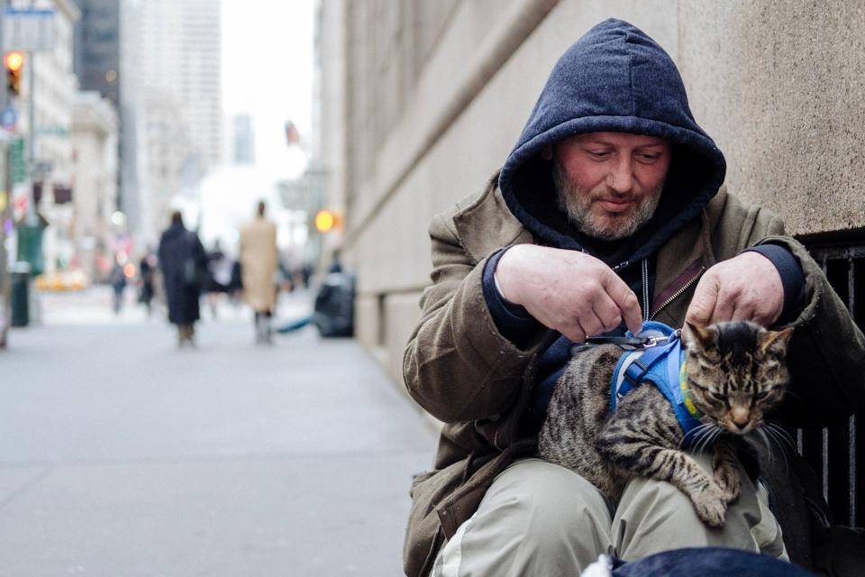 “Cat Daddies,” a documentary by Mye Hoang about a man living on the streets determined to keep with his beloved cat, and other men who love felines, will be available virtually through the Woods Hole Film Festival.