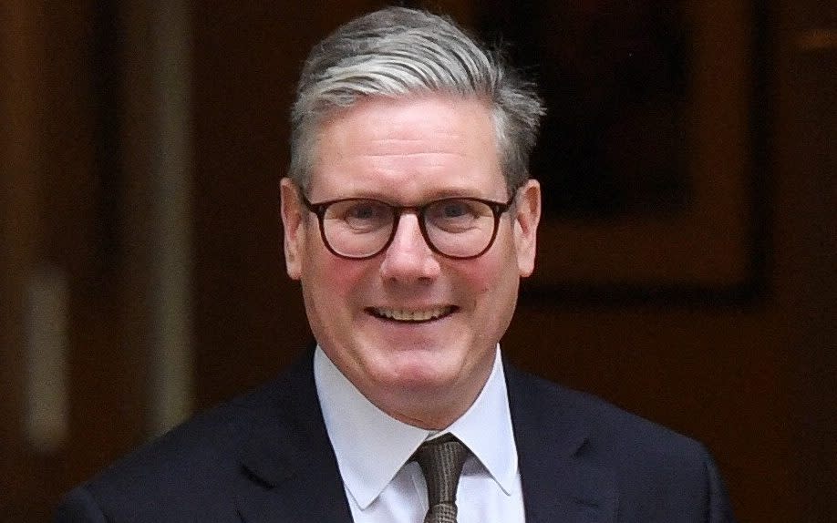 Sir Keir Starmer at 10 Downing Street