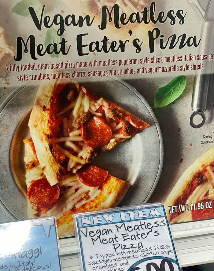 Vegan Meatless Meat Eater's Pizza