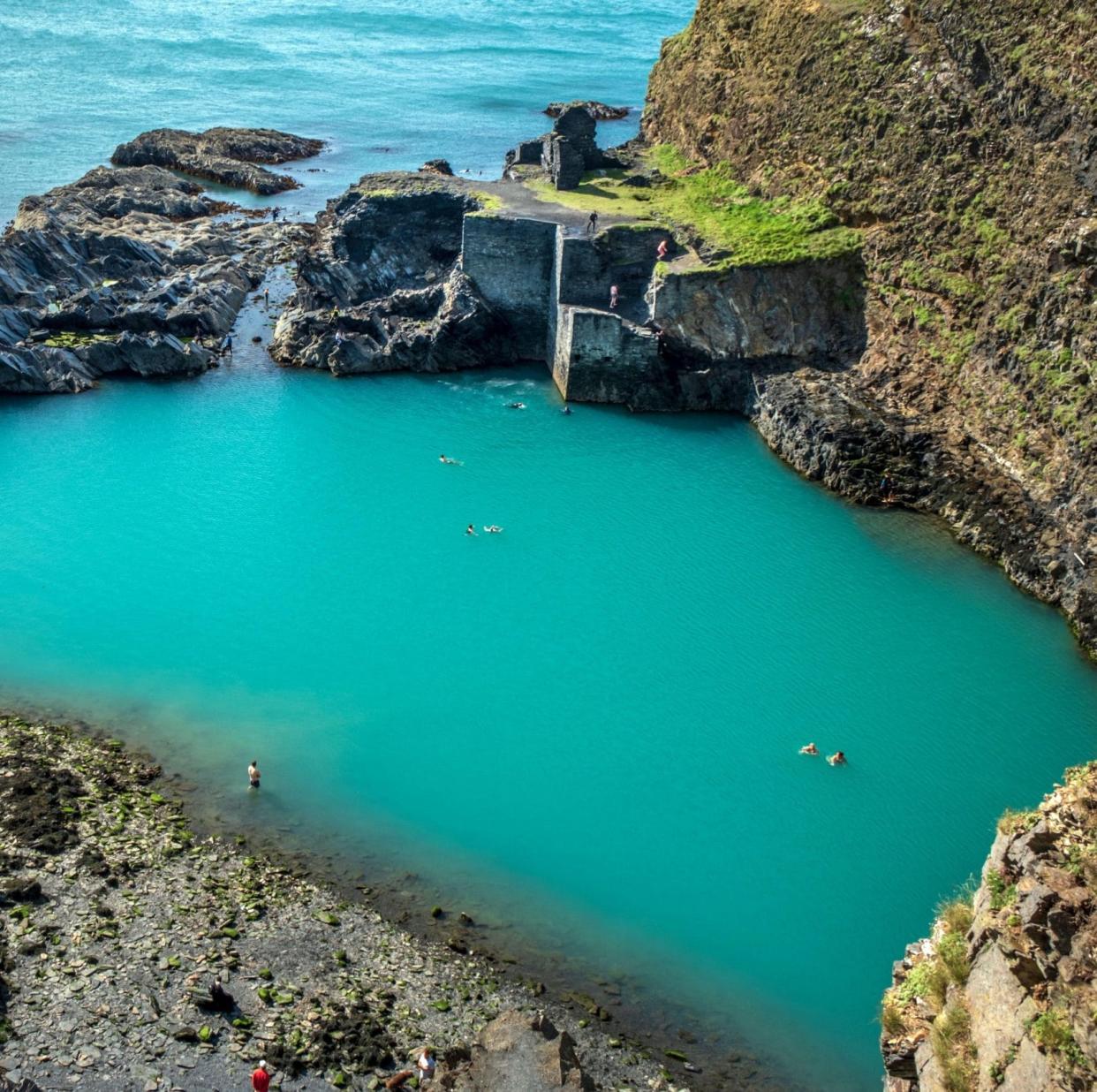 The Blue Lagoon at Abereiddi