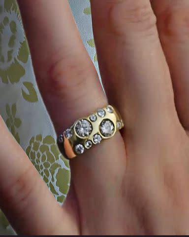 <p>Courtesy of Danni Baird</p> Danni Baird's engagement ring