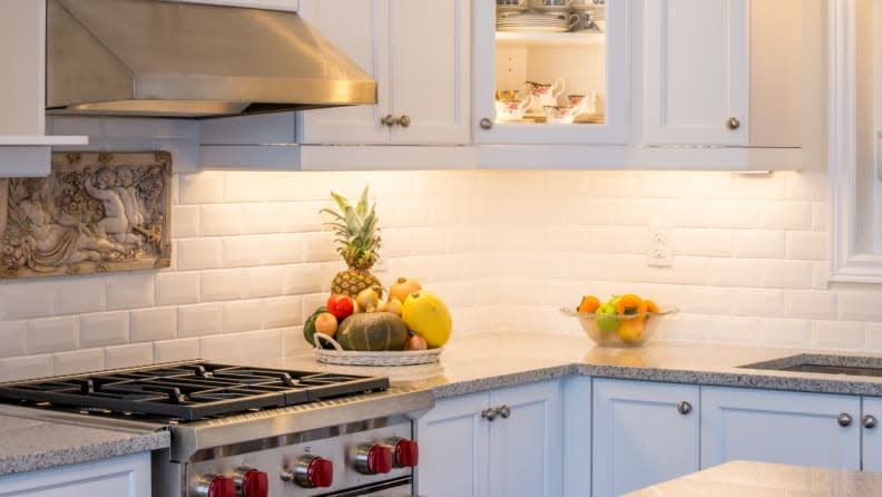 Consider motion-sensor lights in your kitchen.