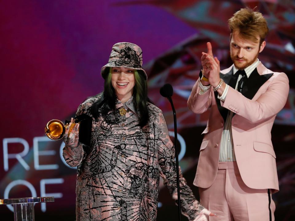 billie eilish finneas oconnell 2021 grammys