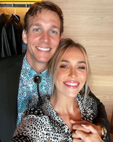 <p>Meghan Dressel Instagram</p> Meghan Dressel and Caleb Dressel pose for a selfie.