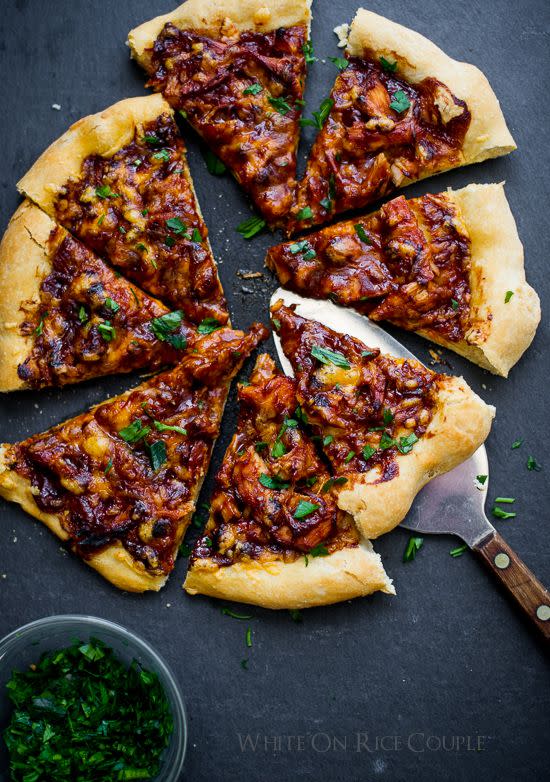 BBQ Turkey Pizza