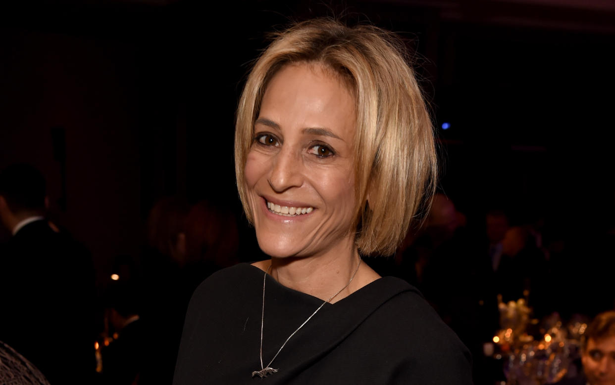 Emily Maitlis is facing another rebuke from the BBC after defending her Dominic Cummings monologue. (Getty Images)
