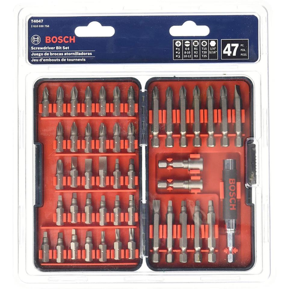 23) Bosch Screwdriver Bit Set, 47-Pack