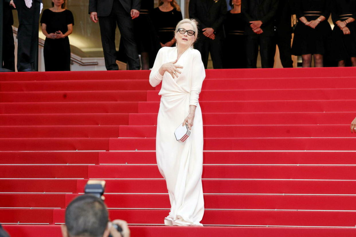 Meryl Streep lors de l'ouverture de la 24e édition du festival de Cannes.   - Credit:Dave Bedrosian/Future Image/Cover Images/SIPA / SIPA / Dave Bedrosian/Future Image/Cove