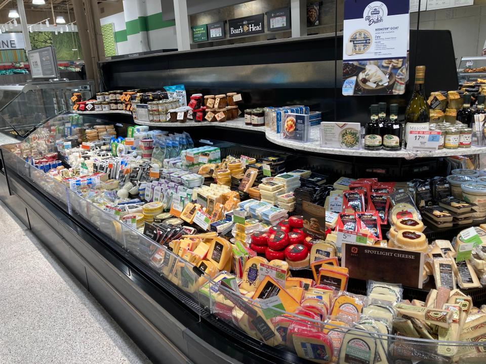 The cheese section at Publix in Tennessee