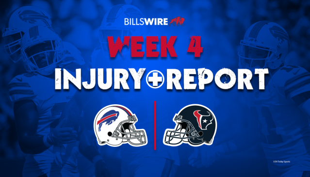 Bills vs. Texans: Wednesday injury reports