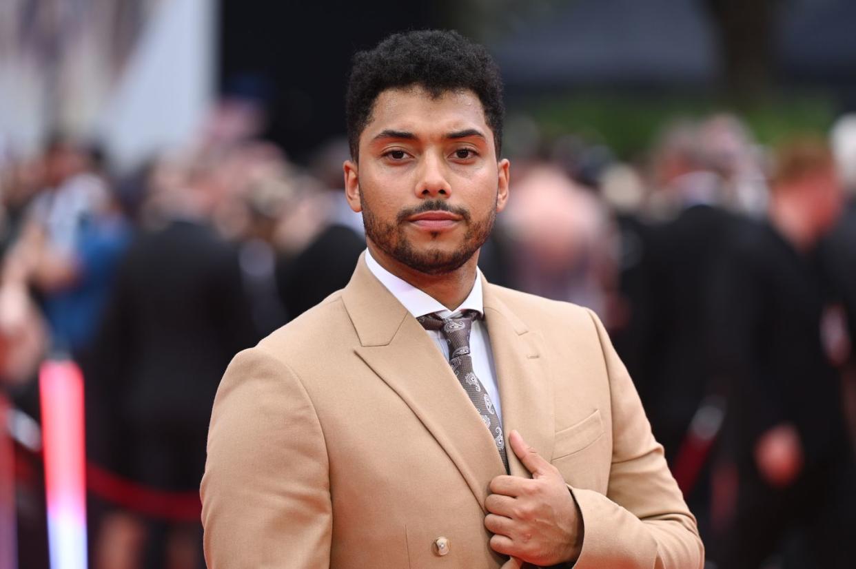 chance perdomo at a movie premiere