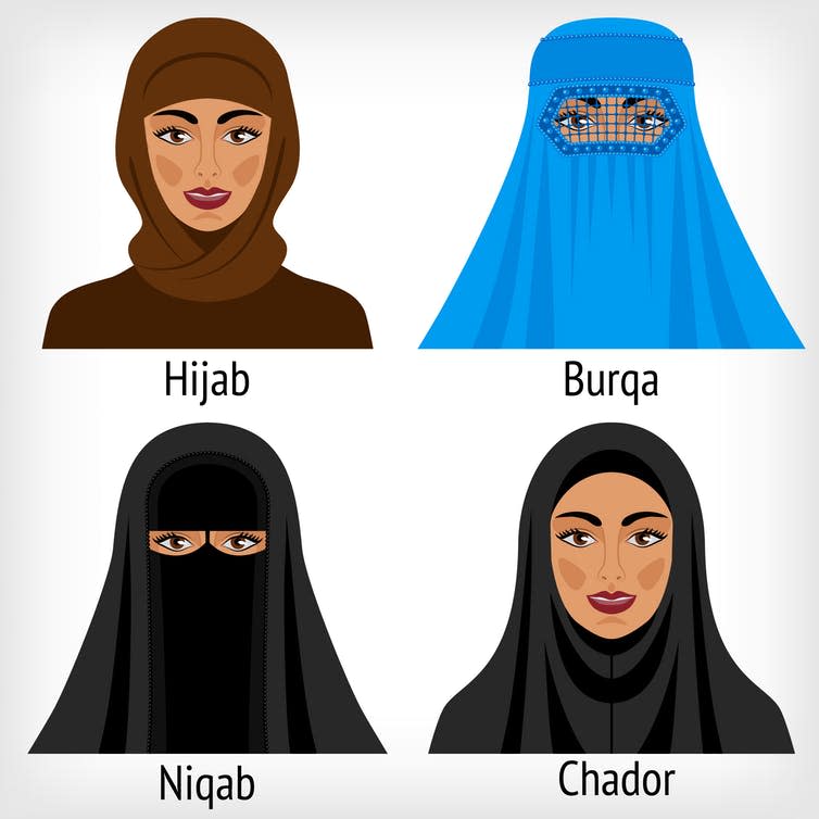 <span class="caption">Get it right.</span> <span class="attribution"><a class="link " href="https://www.shutterstock.com/image-vector/muslim-women-traditional-headwear-vector-illustration-472818187?src=vrBADWV3BnOzHBGBBTP0iw-2-72" rel="nofollow noopener" target="_blank" data-ylk="slk:Shutterstock;elm:context_link;itc:0;sec:content-canvas">Shutterstock</a></span>