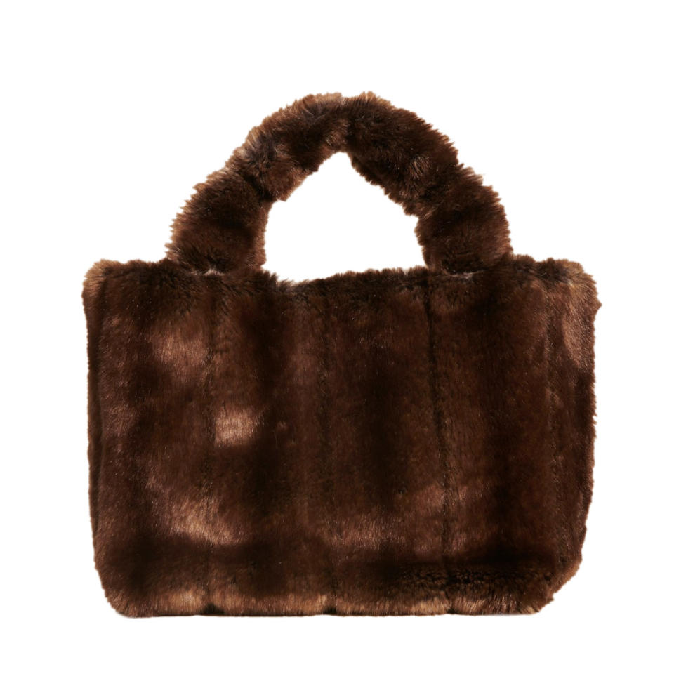 ITALIAN MINK FAUX FUR BAG