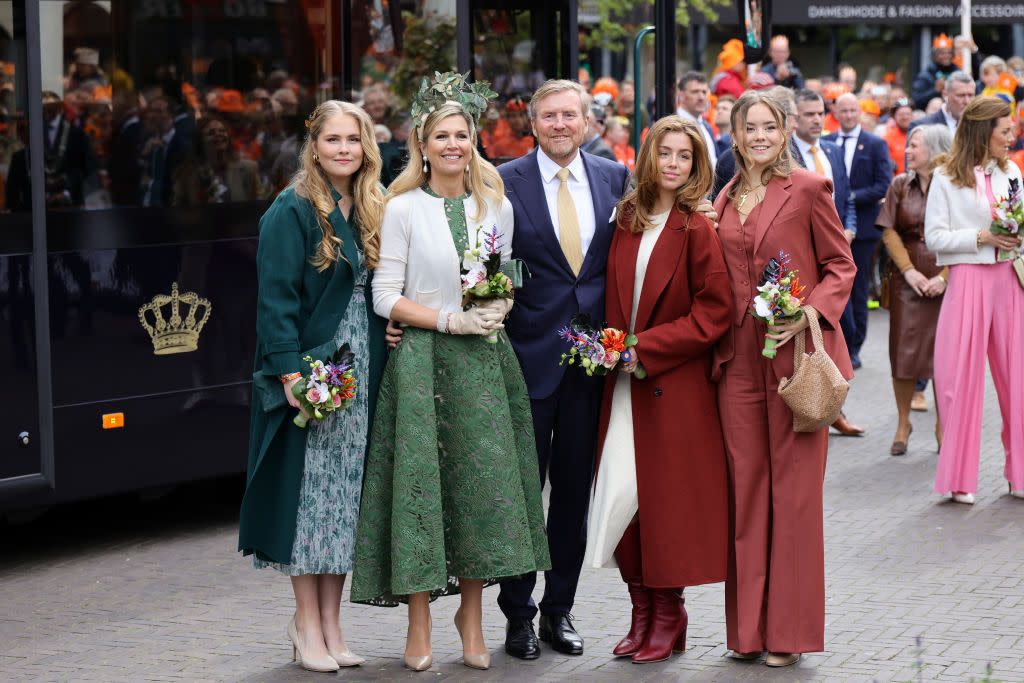 dutch royal family celebrates kings day in emmen