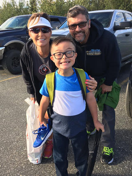 Sarah Palin's Son Trig, 8, Has His First Day of School: See the ...