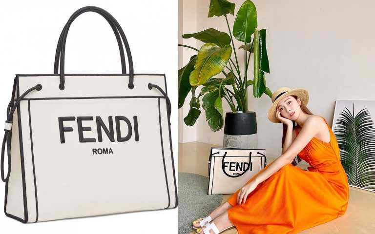 FENDI ROMA SHOPPER 購物包(大)／68,000元（圖／JESSICA IG、品牌提供）