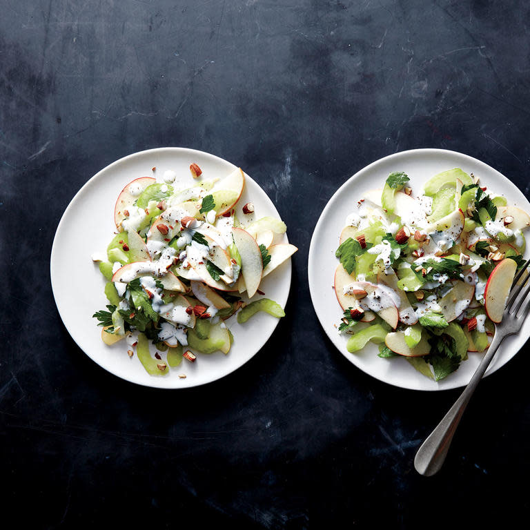 Celery, Apple, and Almond Salad