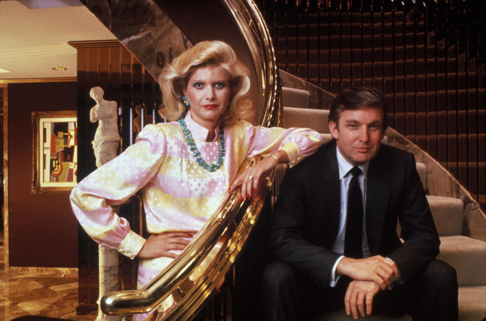 Donald and Ivana Trump circa 1990.