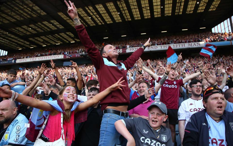 Aston Villa fans - AFP/GEOFF CADDICK