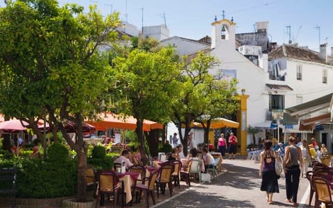 The suspects were living the high life on the Costa del Sol - Credit: Ken Welsh/Getty Images