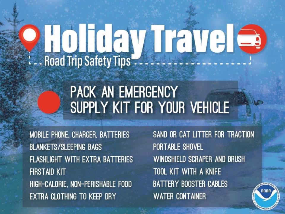 The National Weather Service offers these travel tips.