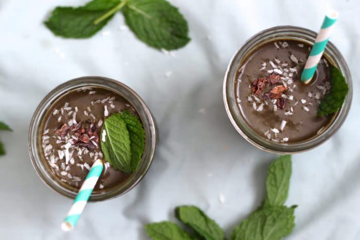 energy boosting mint chocolate