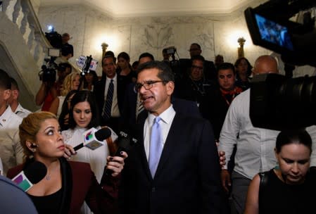 Pierluisi during a public hearing of the Commission of Government of the House of Representatives in San Juan