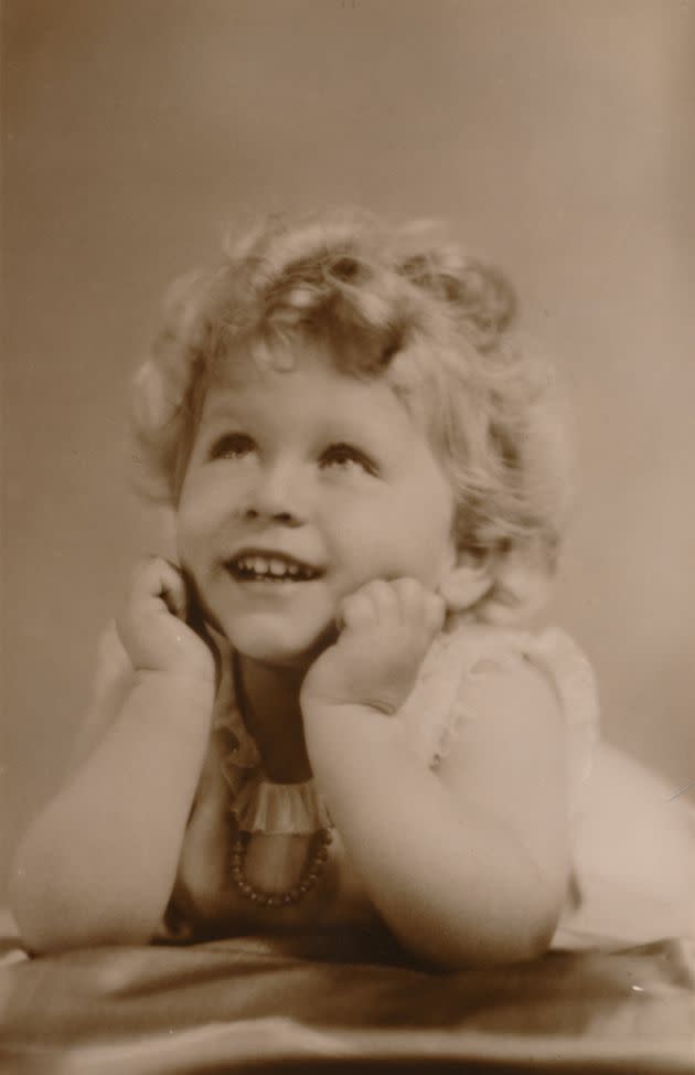 Princess Elizabeth, circa 1929, at about 3 years old. (Photo: Print Collector via Getty Images)