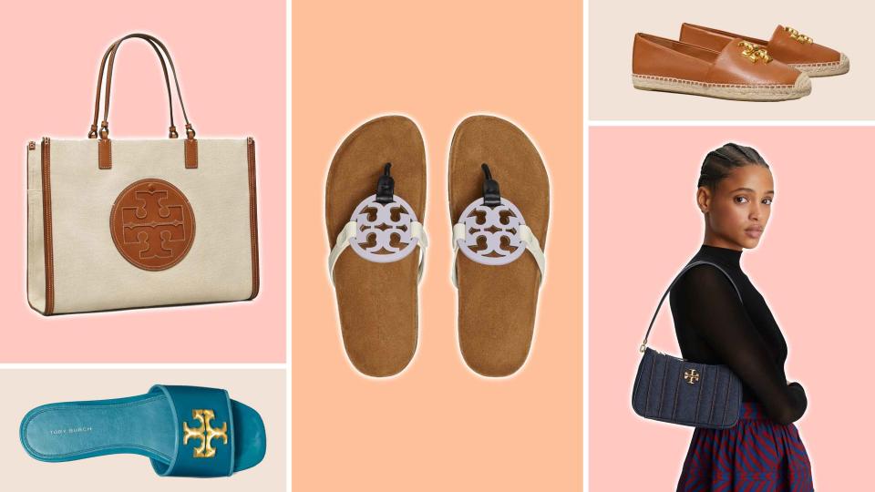 Tory Burch Semi-Annual sale: Shop Tory Burch sandals, purses and more.