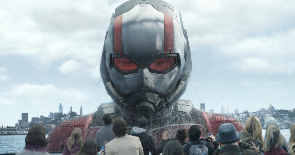 Paul Rudd as Giant-Man in <em>Ant-Man and the Wasp</em>. (Photo: Disney)