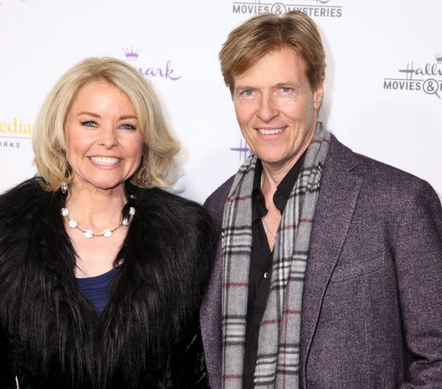 Kristina Wagner and Jack Wagner attend the 2015 Television Critics Association Press Tour. (Photo: Paul Redmond via Getty Images)