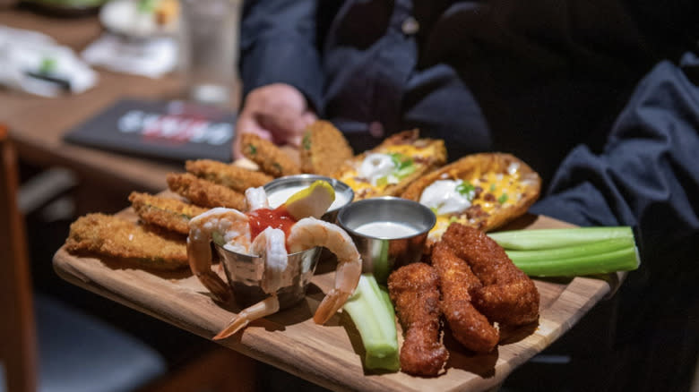 Black Angus sampler platter