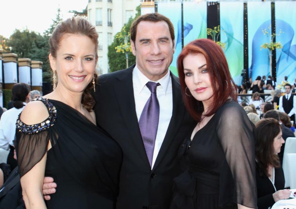 <div class="inline-image__caption"><p>Kelly Preston, John Travolta, and Priscilla Presley attend the Church of Scientology Celebrity Center 42nd anniversary gala held at the Church of Scientology Celebrity Center on Aug. 6, 2011, in Hollywood, California. </p></div> <div class="inline-image__credit">Ray Kachatorian/Getty</div>