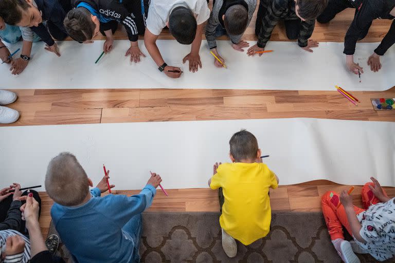 19/04/2022 Niños en un centro para refugiados ucranianos en Prahova, Rumanía POLITICA EUROPA INTERNACIONAL UCRANIA RUMANÍA UNICEF/IOANA MOLDOVAN