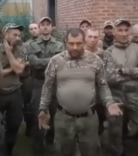 A video shows fighters from Russia's Storm-Z squad explaining they will no longer fight in Ukraine, in protest at treatment by their commanders, on June 28. - Copyright: Gulagu.net/Reuters