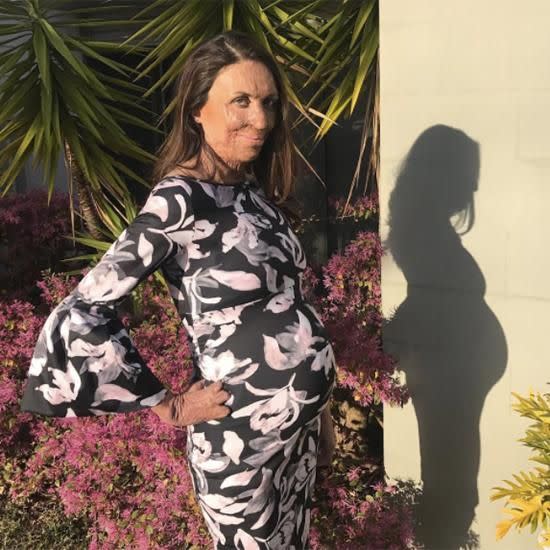 Turia Pitt shared a glowing baby bump snap. Photo: Instagram