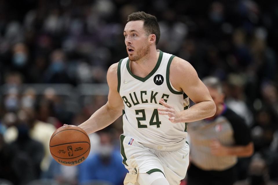 ▲公鹿後衛Pat Connaughton。（圖／美聯社／達志影像）