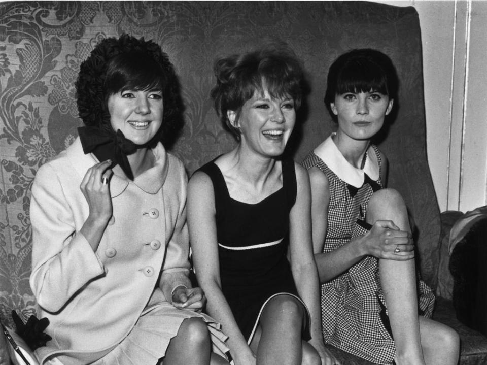 What rivalry? Cilla Black, Petula Clark and Sandie Shaw at the Dorchester in London during the Sixties (Getty Images)