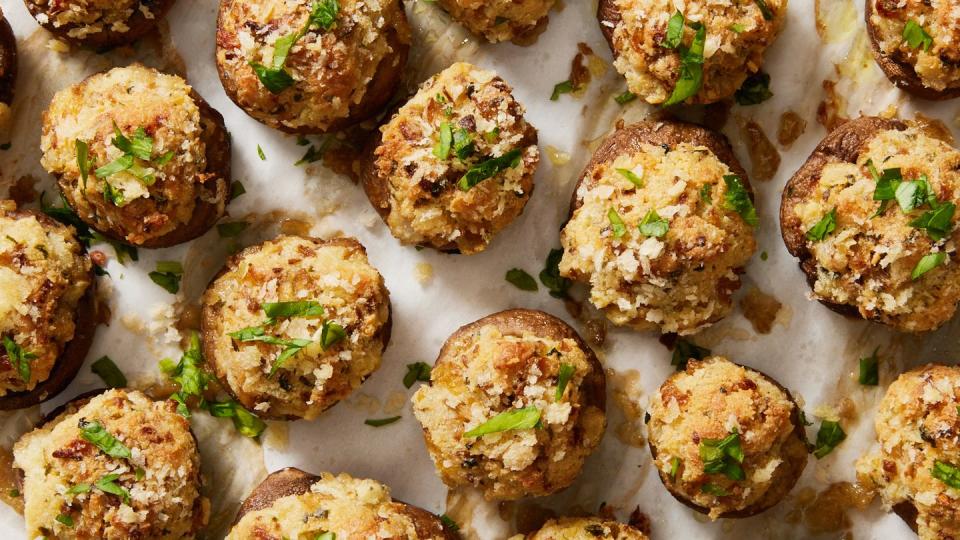 boursinstuffed mushrooms