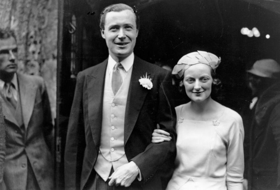 Tory minister Duncan Sandys and Diana Churchill