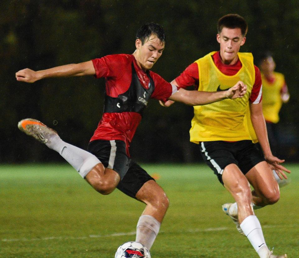 Singapore SEA Games men's football team in training. (PHOTO: Football Association of Singapore)