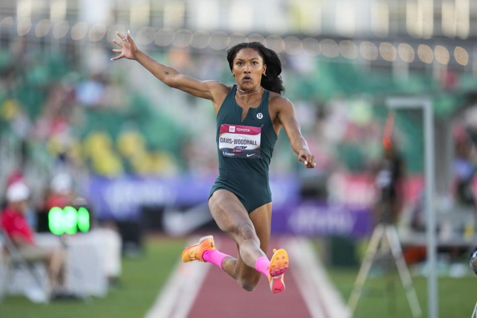 Tara DavisWoodhall is still long jumping for the love of it Yahoo Sports