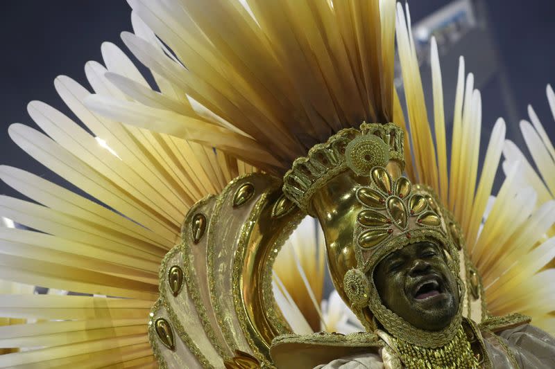 Carnival parade at the Sambadrome in Rio de Janeiro