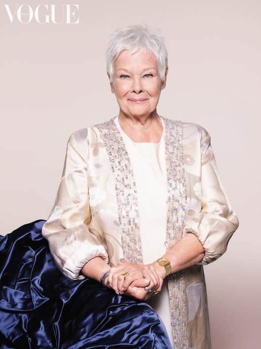 The images of Dame Judi Dench were taken before the UK lockdown (Nick Knight/Vogue)