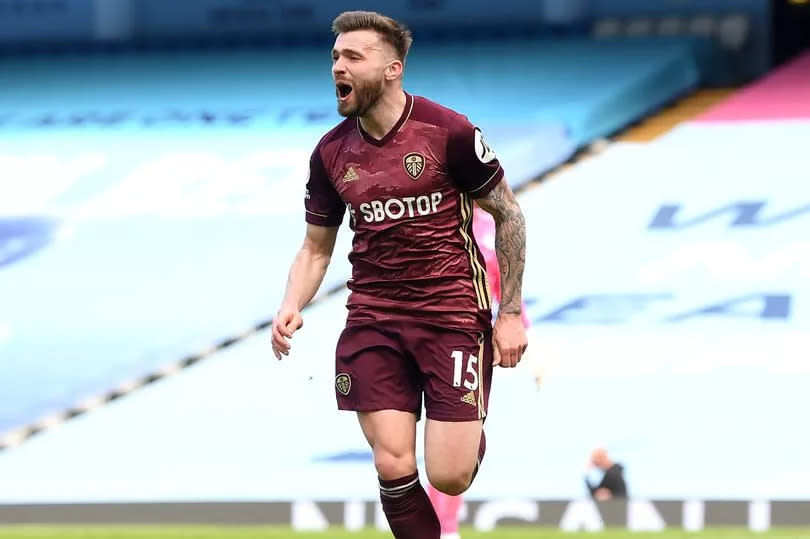 Stuart Dallas was at the peak of his Leeds United powers when he scored a match-winning brace at Manchester City -Credit:Michael Regan/Getty Images